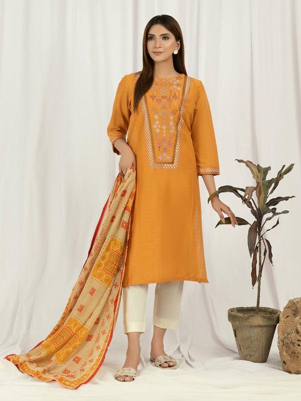 limelight 2 Piece Texture Lawn Suit-Embroidered (Pret)