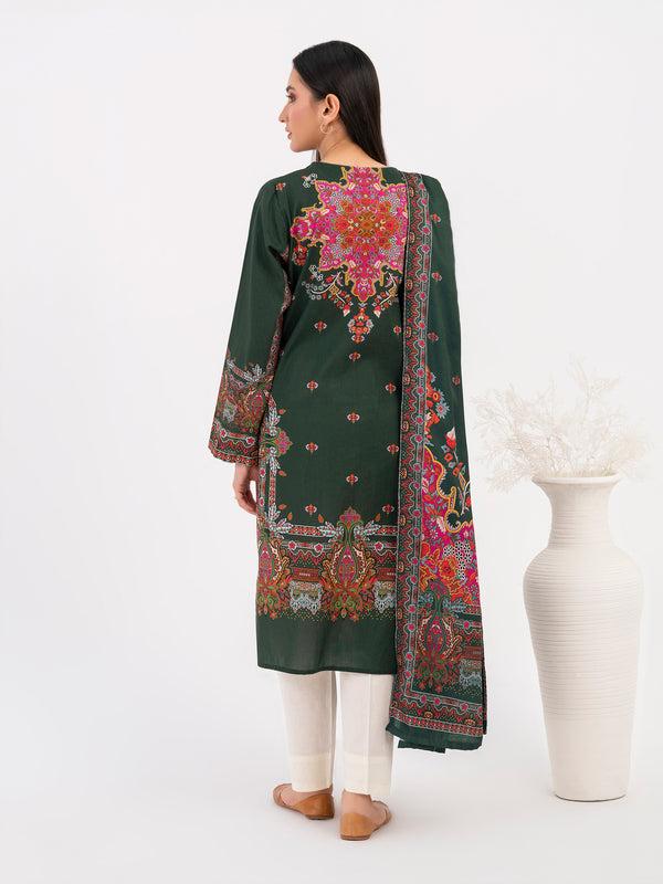 Limelight 2 Piece Winter Cotton Suit-Embroidered (Pret)