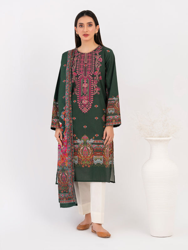 limelight 2 Piece Winter Cotton Suit-Embroidered (Pret)