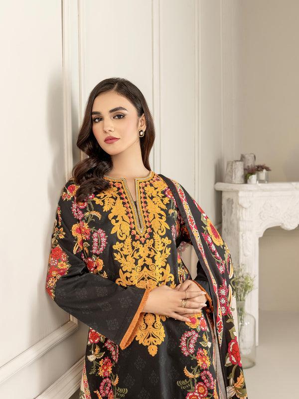 Limelight 2 Piece Winter Cotton Suit-Embroidered(Unstitched)