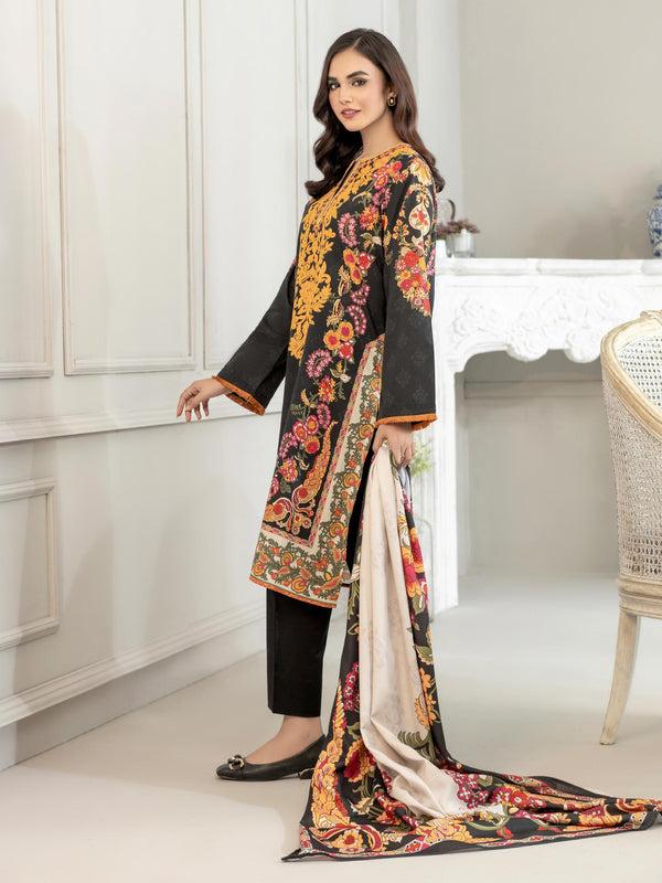 Limelight 2 Piece Winter Cotton Suit-Embroidered(Unstitched)