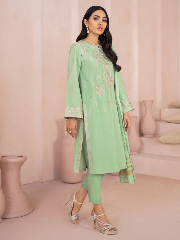 Limelight 2 Piece Winter Cotton Suit-Embroidered (Unstitched)