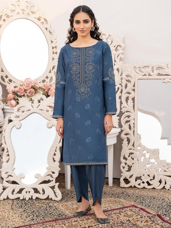 Limelight 2 Piece Winter Cotton Suit-Embroidered (Unstitched)