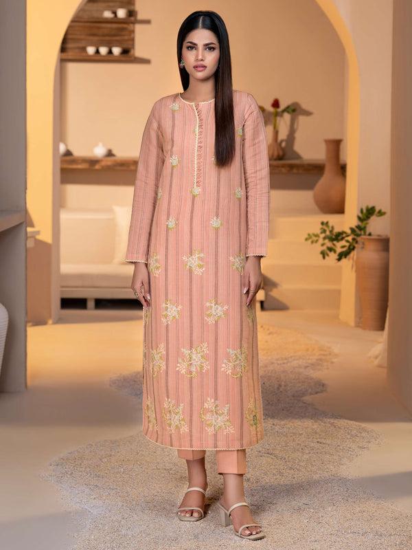 Limelight 2 Piece Yarn Dyed Suit-Embroidered (Unstitched)