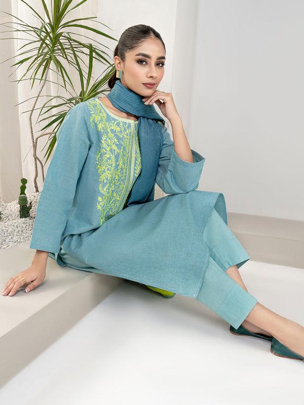 Limelight 2 Piece Yarn Dyed Suit-Embroidered(Unstitched)