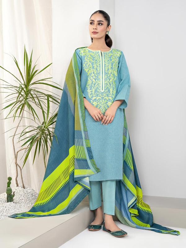Limelight 2 Piece Yarn Dyed Suit-Embroidered(Unstitched)