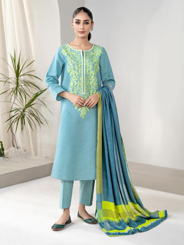 limelight 2 Piece Yarn Dyed Suit-Embroidered(Unstitched)
