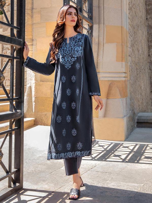 Limelight 2 Piece Yarn Dyed Suit-Embroidered (Unstitched)
