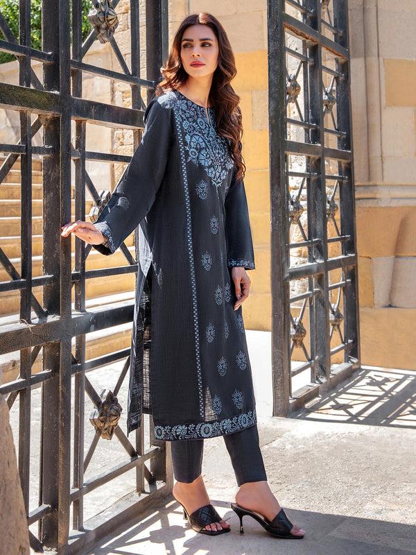 limelight 2 Piece Yarn Dyed Suit-Embroidered (Unstitched)