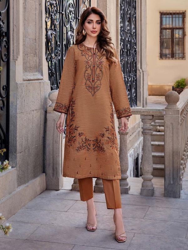 limelight 2 Piece Yarn Dyed Suit-Embroidered (Unstitched)