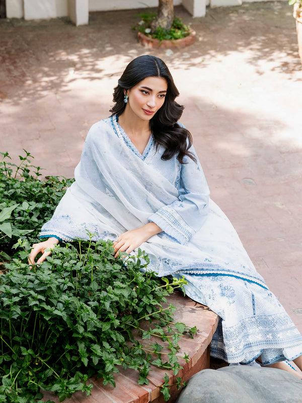 Limelight 3 Piece Jacquard Suit-Embroidered (Unstitched)