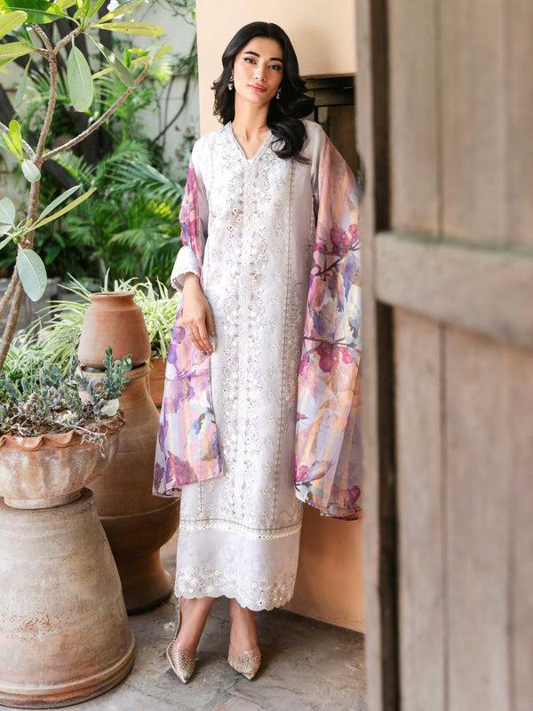 limelight 3 Piece Jacquard Suit-Embroidered (Unstitched)