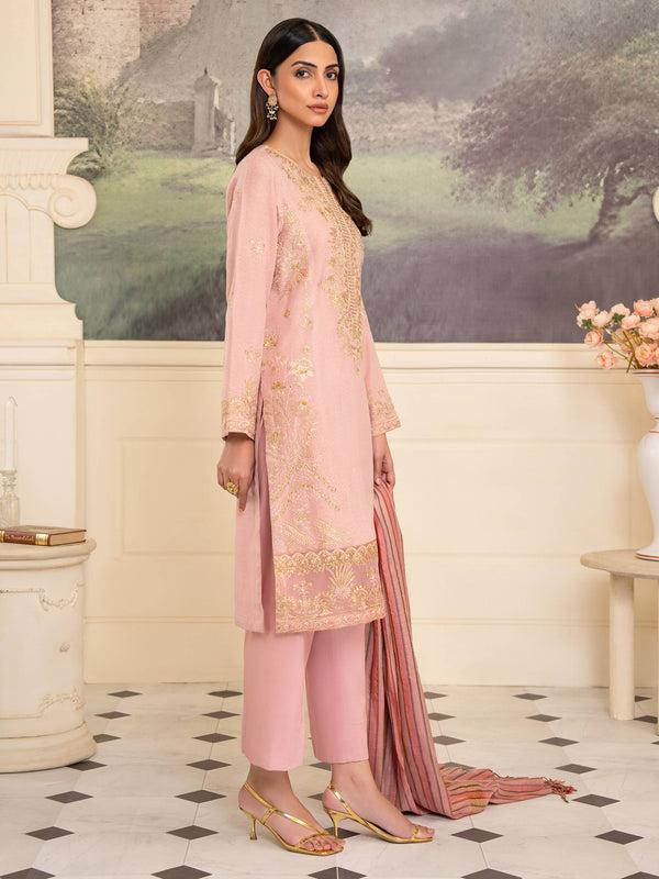 Limelight 3 Piece Karandi Suit-Embroidered (Unstitched)