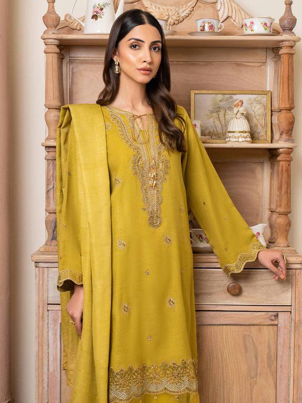 limelight 3 Piece Karandi Suit-Embroidered (Unstitched)
