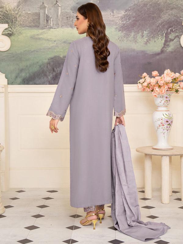 Limelight 3 Piece Karandi Suit-Embroidered (Unstitched)