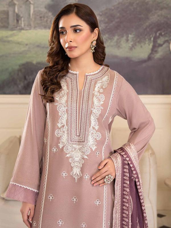 Limelight 3 Piece Karandi Suit-Embroidered (Unstitched)