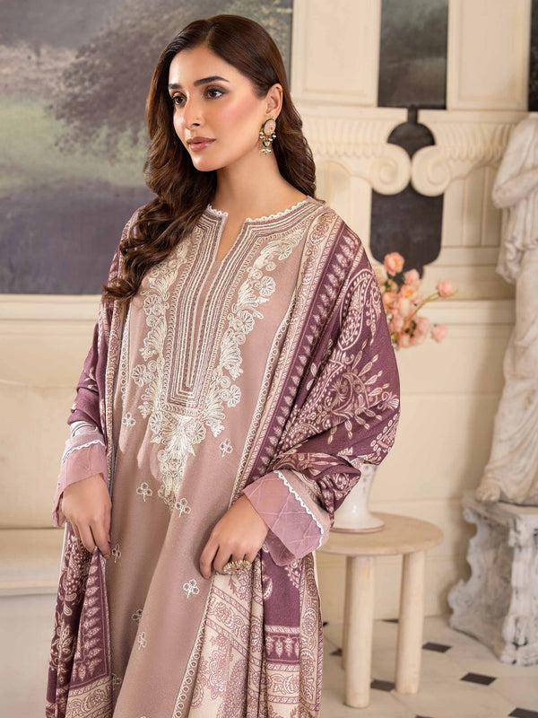 Limelight 3 Piece Karandi Suit-Embroidered (Unstitched)