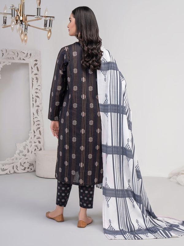 Limelight 3 Piece Khaddar Suit-Embroidered (Unstitched)
