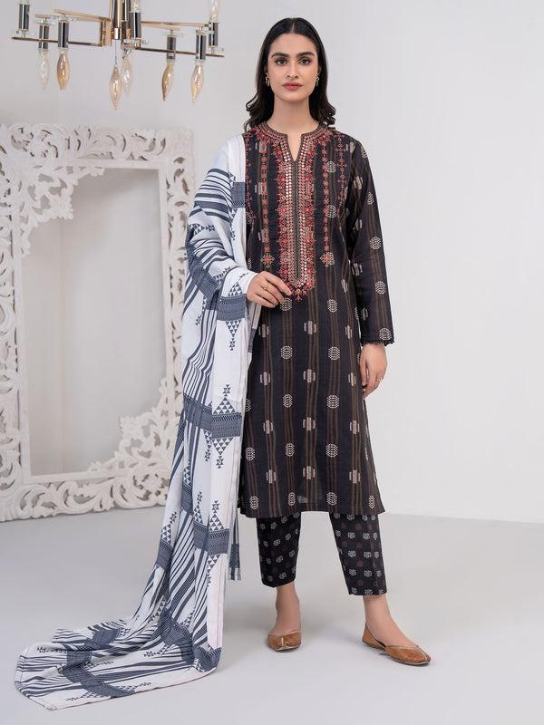 limelight 3 Piece Khaddar Suit-Embroidered (Unstitched)