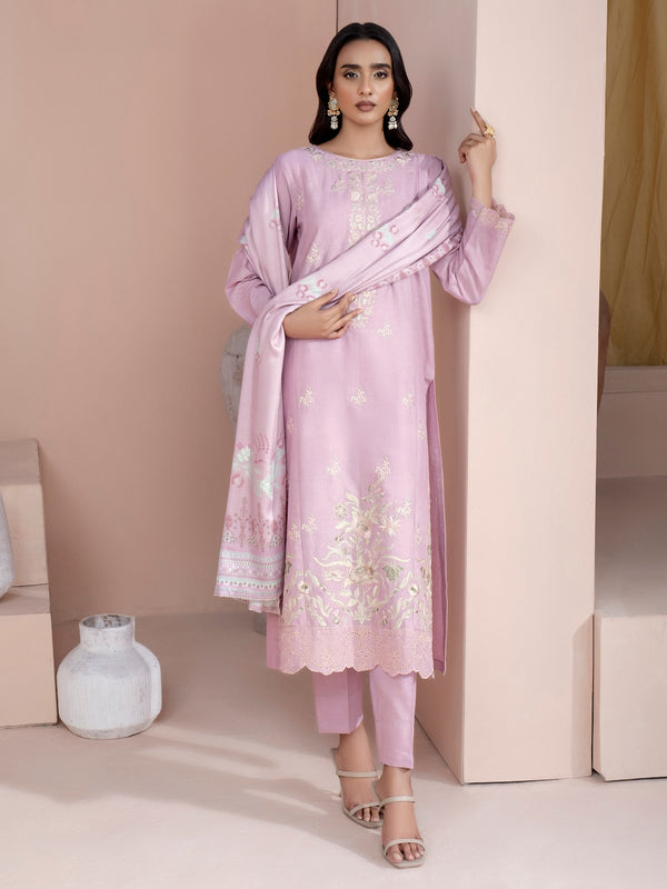 limelight 3 Piece Khaddar Suit-Embroidered (Unstitched)