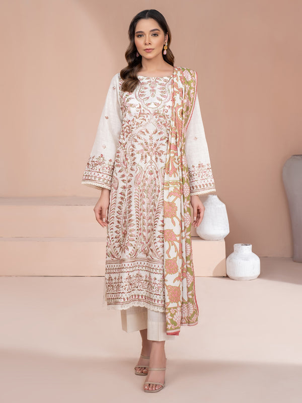 limelight 3 Piece Khaddar Suit-Embroidered (Unstitched)