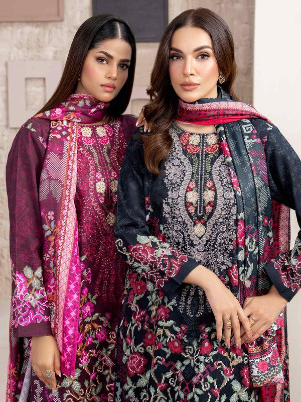 limelight 3 Piece Khaddar Suit-Embroidered (Unstitched)
