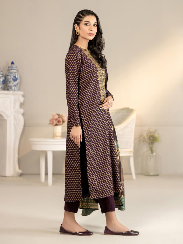 Limelight 3 Piece Khaddar Suit-Embroidered(Unstitched)