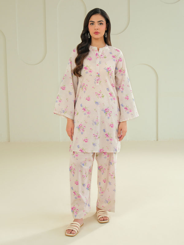 limelight Khaddar Shirt-Printed (Unstitched) Off White