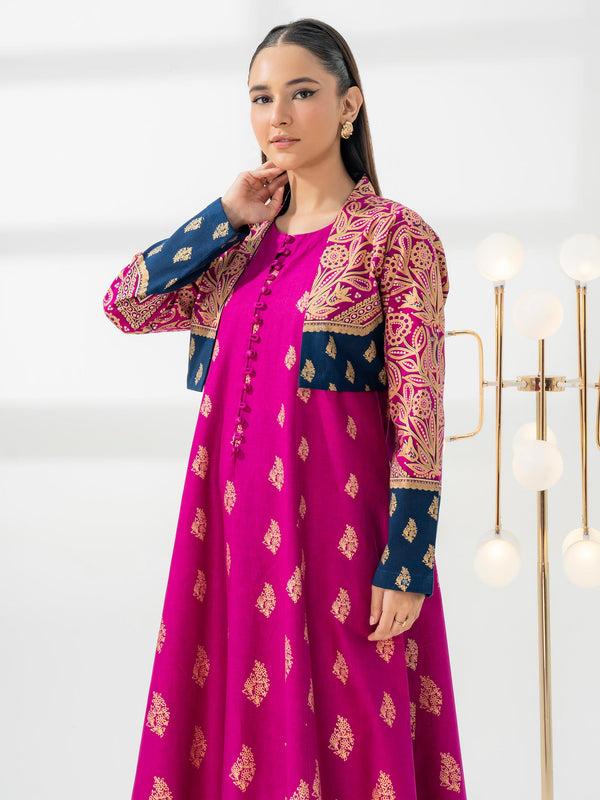 Limelight Khaddar Shirt With Bolero-Paste Print (Pret)