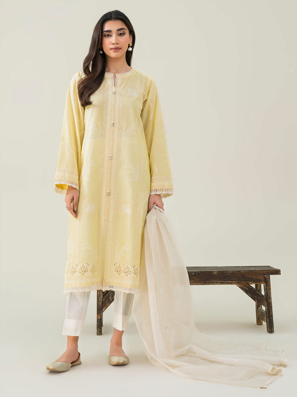 limelight 2 Piece Cambric Suit-Embroidered (Pret)