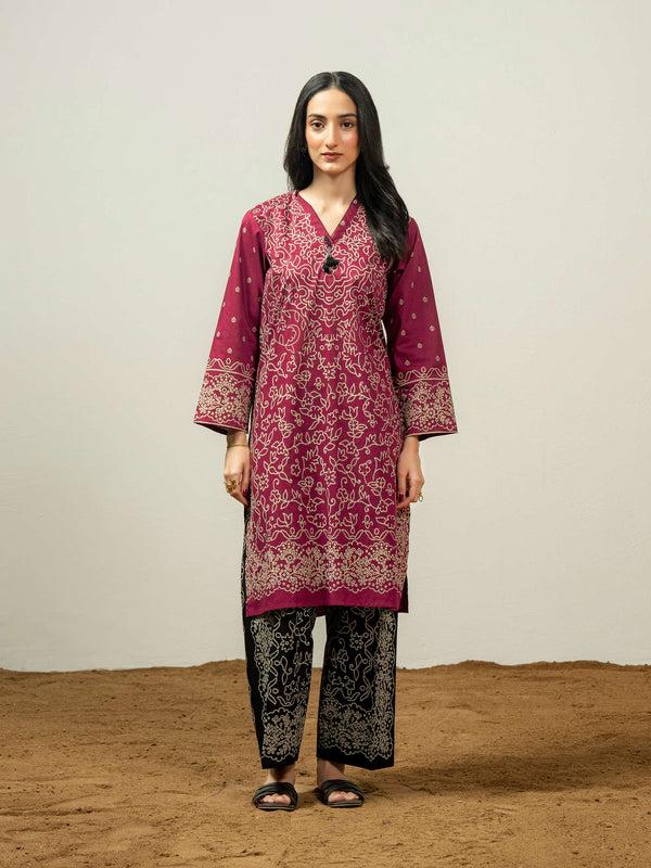 Limelight 2 Piece Cambric Suit-Paste Print (Pret)