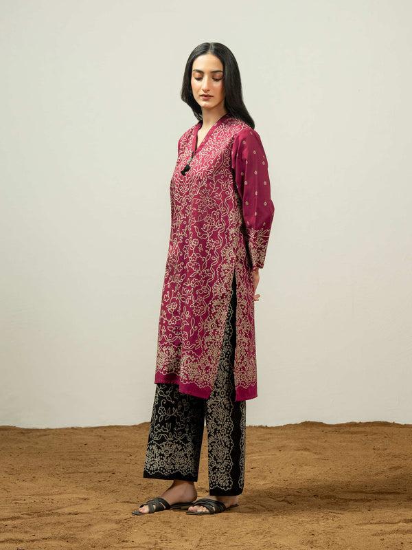 Limelight 2 Piece Cambric Suit-Paste Print (Pret)