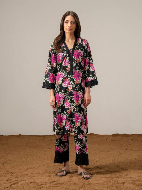 Limelight 2 Piece Cambric Suit-Printed (Pret)