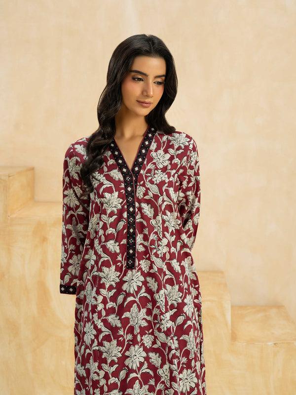 Limelight 2 Piece Cambric Suit-Printed (Pret)