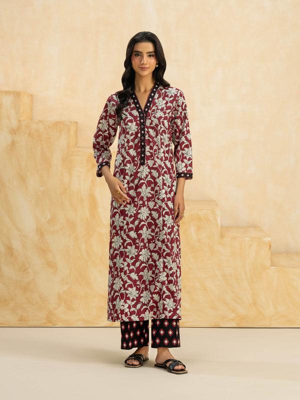 limelight 2 Piece Cambric Suit-Printed (Pret)