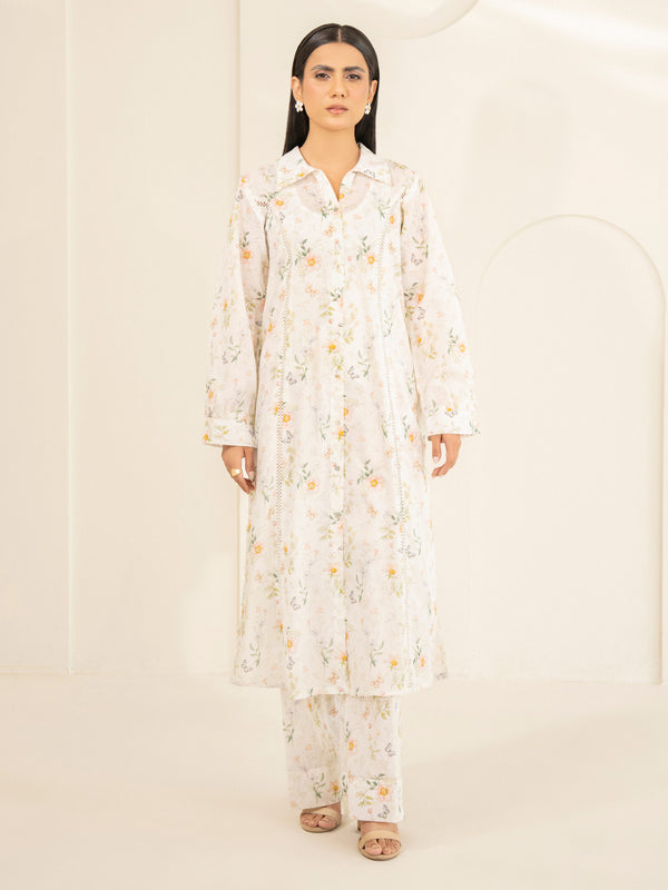 Limelight 2 Piece Cambric Suit-Printed (Unstitched)