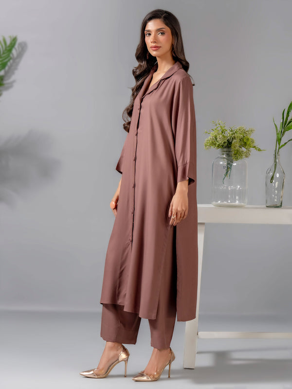 Limelight 2 Piece Crepe Suit-Dyed (Pret)