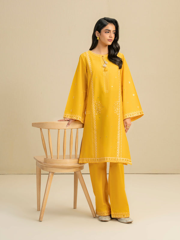 Limelight 2 Piece Dobby Suit-Embroidered (Pret)