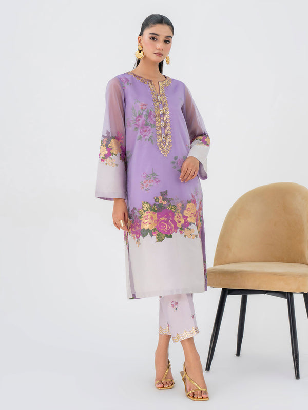 Limelight 2 Piece Jacquard Suit-Embroidered (Pret)