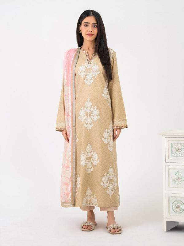 Limelight 2 Piece Jacquard Suit-Embroidered (Pret)