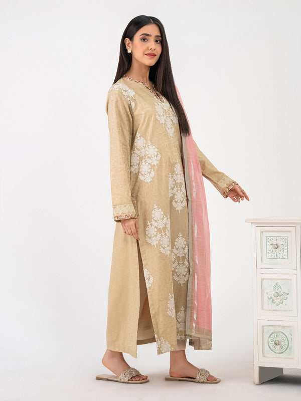 Limelight 2 Piece Jacquard Suit-Embroidered (Pret)