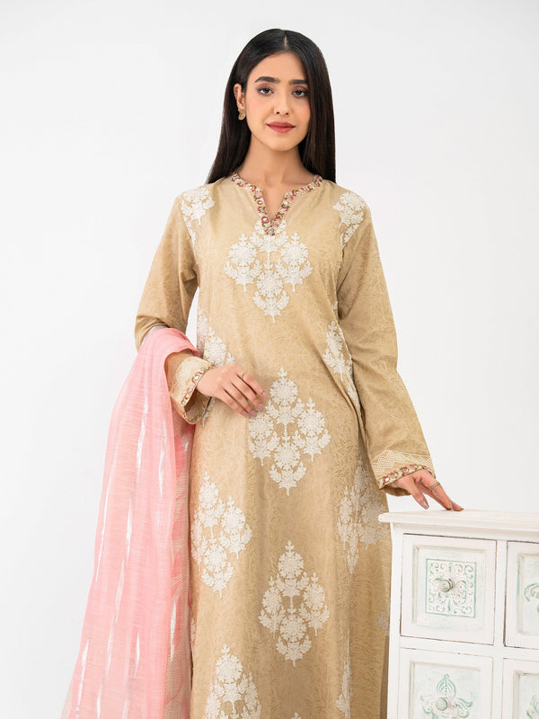 Limelight 2 Piece Jacquard Suit-Embroidered (Pret)