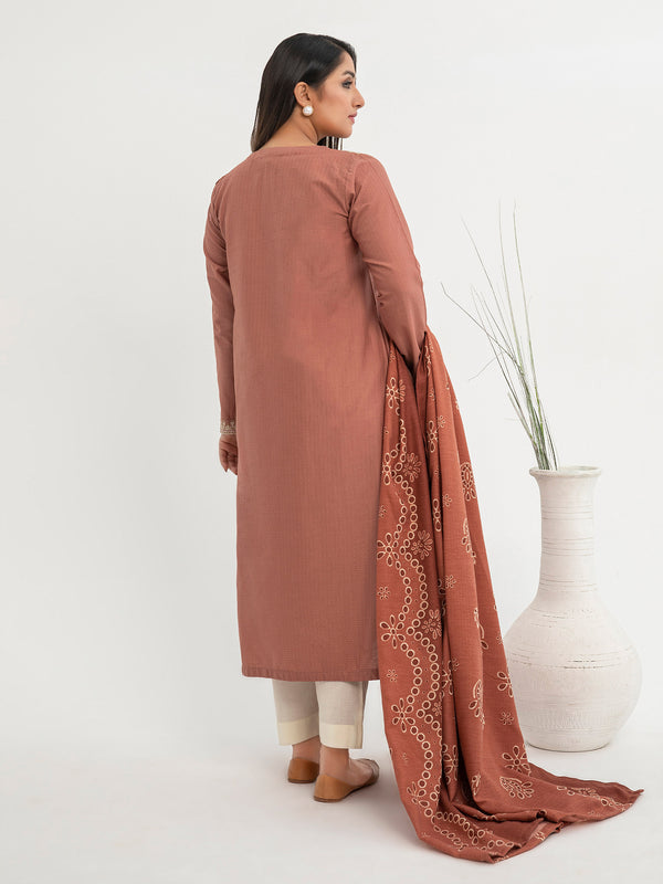 Limelight 2 Piece Jacquard Suit-Embroidered (Pret)