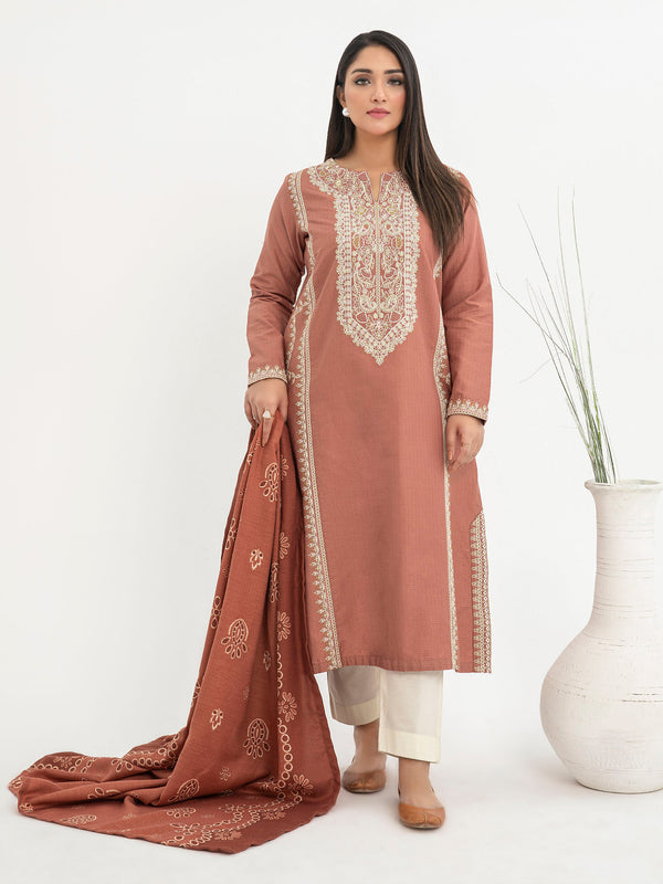 limelight 2 Piece Jacquard Suit-Embroidered (Pret)