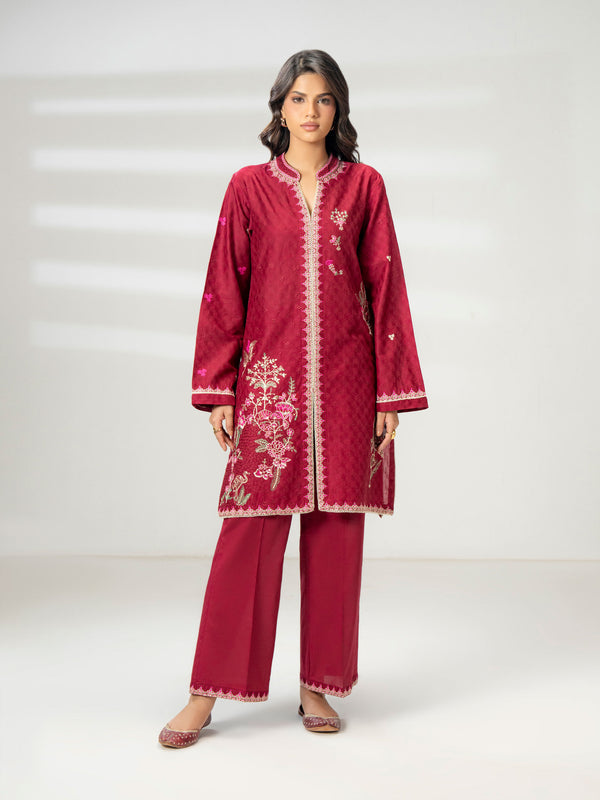 limelight 2 Piece Jacquard Suit-Embroidered (Pret)