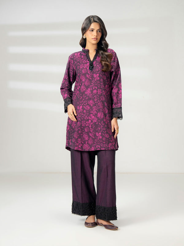Limelight 2 Piece Jacquard Suit-Embroidered (Pret)