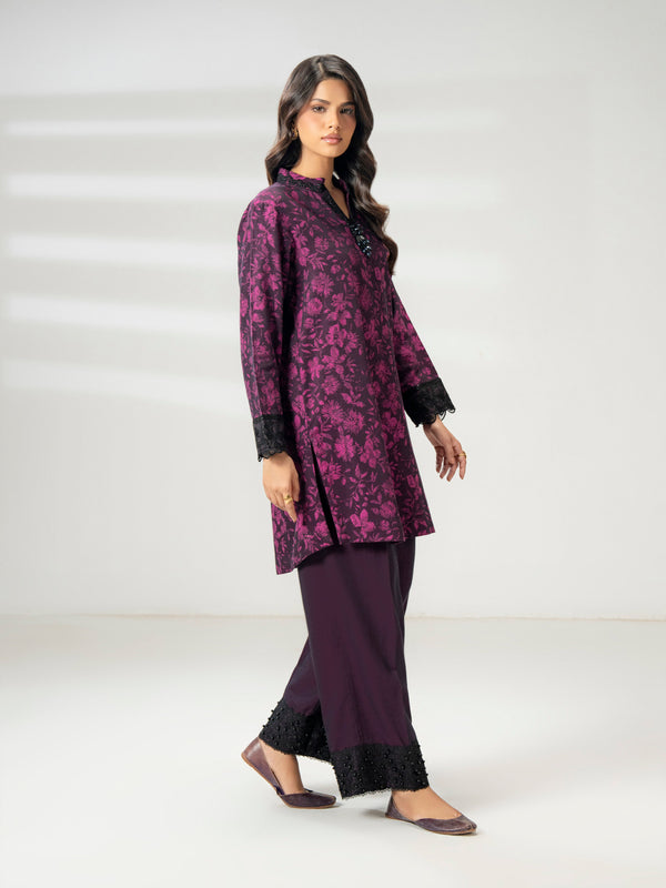 Limelight 2 Piece Jacquard Suit-Embroidered (Pret)