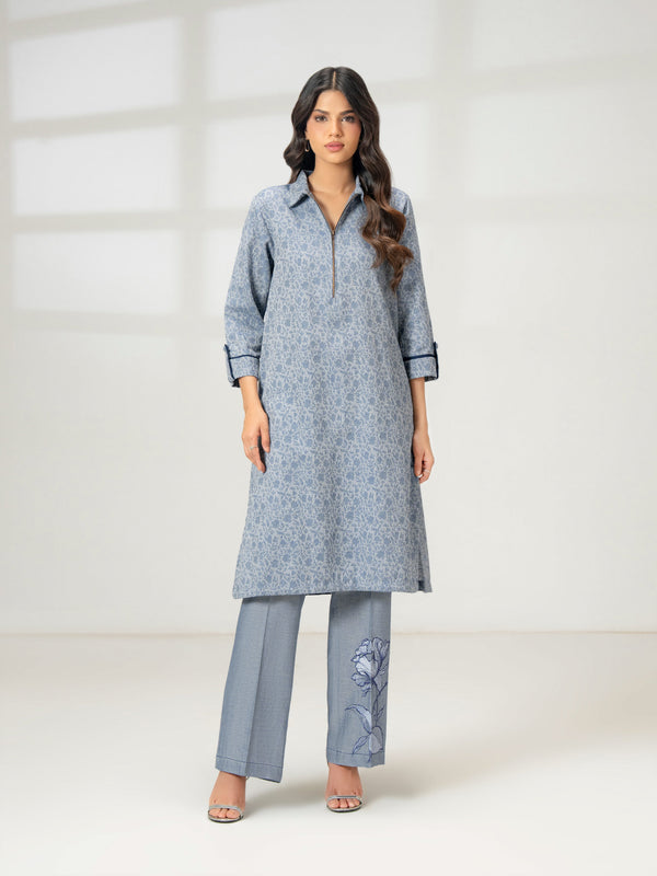 limelight 2 Piece Jacquard Suit-Embroidered (Pret)