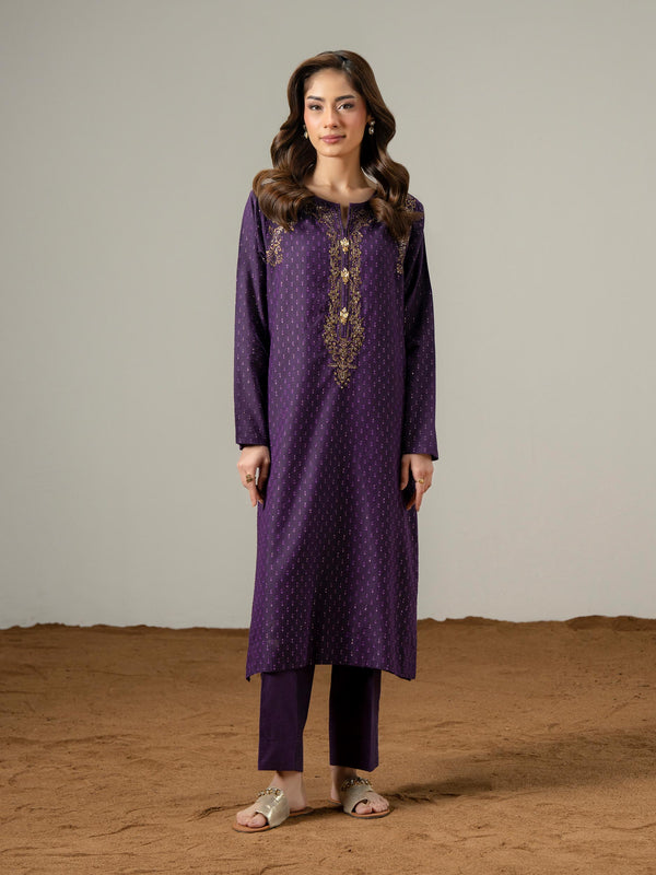 limelight 2 Piece Jacquard Suit-Embroidered (Pret)