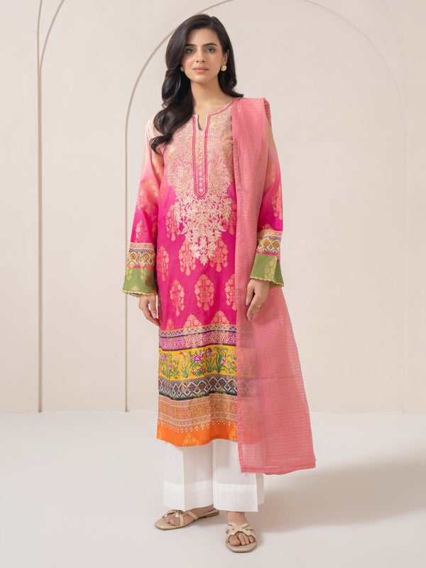 Limelight 2 Piece Jacquard Suit-Embroidered (Pret)